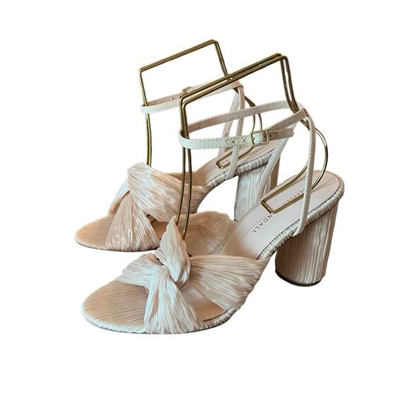 Loeffler Randall Shoes - Loeffler Randall Reed High Heel Pleated Sandals Ankle Strap NEW Size 8.5